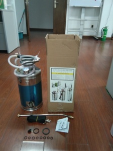 بيندا <span class=keywords><strong>6L</strong></span> الزراعة البخاخ الفولاذ المقاوم للصدأ اليد دليل ضغط البخاخ - Product Image 3