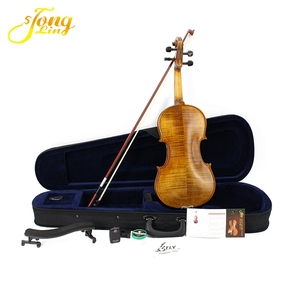 Violín flameado natural, venta al por mayor, 4/4 - Product Image 2