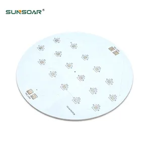 SP46 Alluminio Pcb Board Led P10 Bordo del Pwb, 3 W Ha Condotto Pcb 12 V Rotondo, smd 3030 Led Pcb Luce di Via