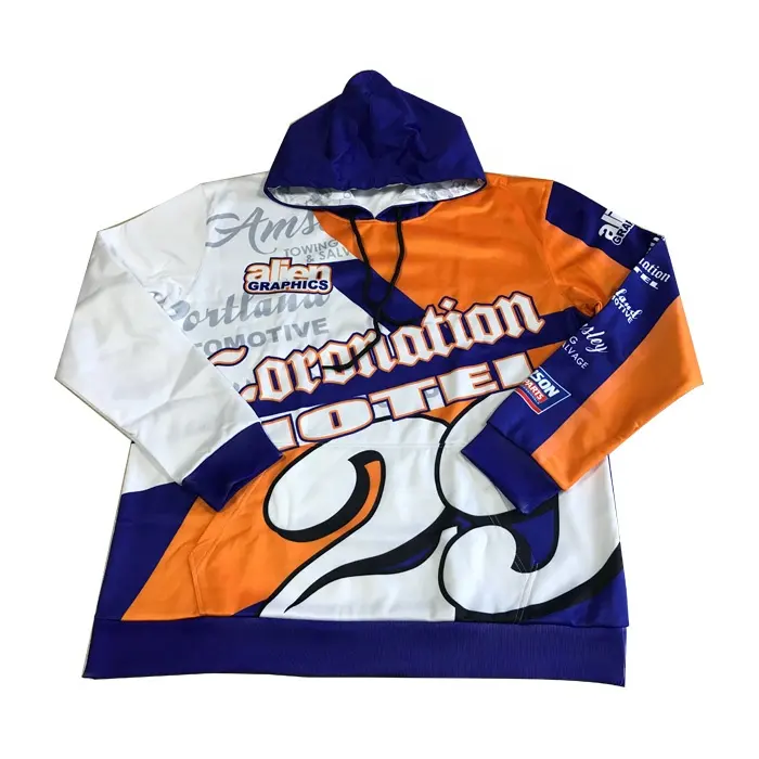 Großhandel hochwertige benutzer definierte Sublimation bedruckte Hoodies