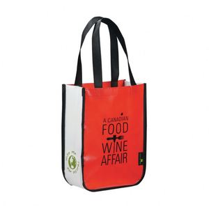 Logo Laminated Printing Customized Reusable <strong>Round</strong> Corner <strong>Tote</strong> Shopping Non <strong>Woven</strong> <strong>Bag</strong> for Promotion - Product Image 4