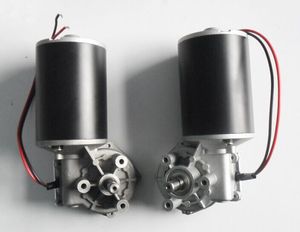 Motor DC 12V 24V 120W 8.0Nm dengan Roda Gigi Cacing dan Saklar Pengunci Otomatis, Berbahan Sikat untuk Mobil Golf Listrik dan Motor Penggerak Kertas - Product Image 3