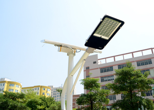 Farola Solar LED Integrada de Bajo Precio, Lámpara de Calle LED para Exteriores con Poste, Proyecto de 60w <span class=keywords><strong>80w</strong></span> 90w 100w - Product Image 3
