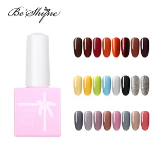 Nuevo Esmalte de Uñas Semipermanente Global Fashion, Material Orgánico, Removible con Acetona, Gel UV, Color Rosa - Product Image 1