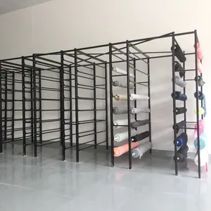 Kim Loại Tường Thảm Thảm Kho Showroom Cán Hệ Thống Lưu Trữ Hiển Thị Rack Stands - Product Image 1