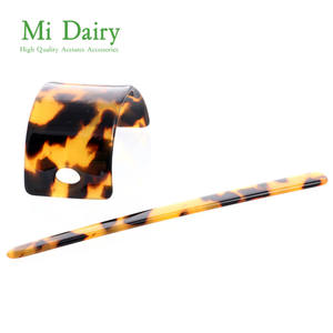 MiDairy acetato acrilico rettangolo forcina per capelli morsetto per donne ragazze CSC0002 - Product Image 4