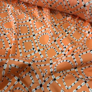 6mm Printed silk habotai fabric habotai Free samples