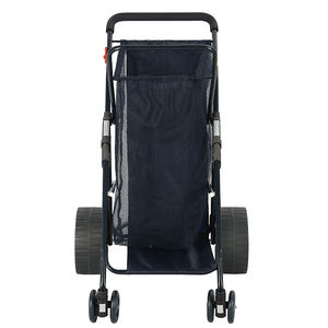 केजी बड़ी क्षमता वाले जाल स्टेनलेस स्टील 4-पहिया समुद्र तट उपकरण शॉपिंग ट्रॉली उद्यान के लिए स्विस के साथ - Product Image 6