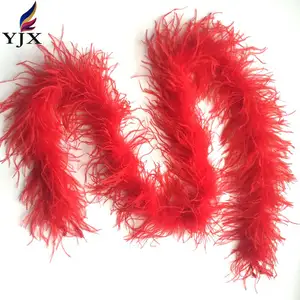 2ply ขายส่งข้นปุย Marabou Boa ขนนกกระจอกเทศ Boa