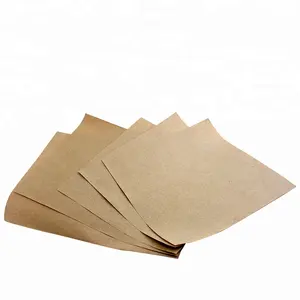 包装用カスタムロゴブラウン80gsmクラフト包装紙