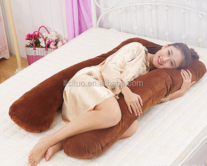 Çin tedarikçileri özelleştirmek büyük U şeklinde yastık gebelik kadınlar için yetişkinler vücut yastığı - Product Image 3