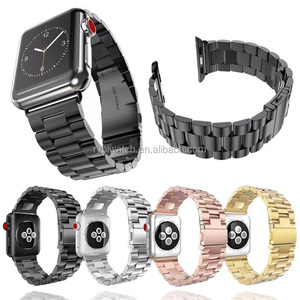 Sólido de metal de acero inoxidable correa de reloj de <span class=keywords><strong>Apple</strong></span> reemplazo de negocios correa de iwatch para el reloj de <span class=keywords><strong>Apple</strong></span> - Product Image 1