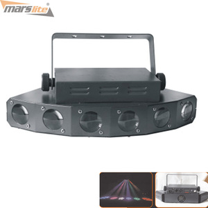 Karaoke DJ móvil Quad 12 W DMX seis cabeza LED Gobo efecto <span class=keywords><strong>diso</strong></span> iluminación - Product Image 1