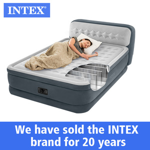 <span class=keywords><strong>INTEX</strong></span> 64448 superficie de felpa plegable cama de aire portátil tamaño Queen cama de aire inflable con bomba eléctrica incorporada - Product Image 2