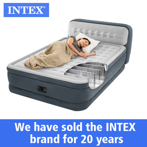 Intex 64448 cama de ar portátil dobrável superfície de pelúcia