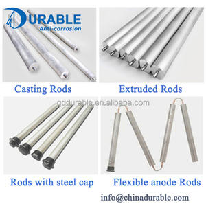 <span class=keywords><strong>Anode</strong></span> flexible en alliage d'aluminium-zinc extrudé pour la protection contre la corrosion des chaudières et des <span class=keywords><strong>chauffe</strong></span>-<span class=keywords><strong>eau</strong></span> - Product Image 3