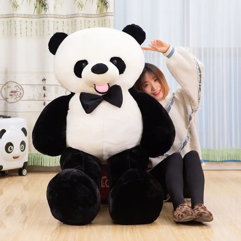 Jouet en peluche de grande taille, pièces, gros panda, prix utilisé