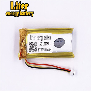 Plug 1,0-3 P 3,7 V 102050 V 1500 mAh custom ultra thin lithium-ion batteries LiPo battery wires - Product Image 1