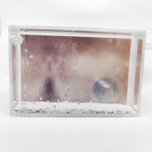 Boule de neige 2x3 rectangulaire, cadre <span class=keywords><strong>photo</strong></span> personnalisé de haute qualité - Product Image 4
