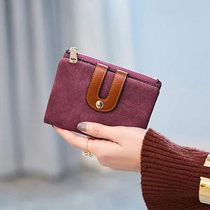 Borse di lusso per le donne del cuoio genuino del raccoglitore Rfid <span class=keywords><strong>Piccolo</strong></span> Bifold Signore Mini Della Moneta Della Chiusura Lampo Della Borsa id Tasca di carta del raccoglitore - Product Image 6