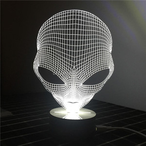 Increíble ilusión 3D flor de Luz LED Lámpara de Mesa de Noche Lámpara de La Decoración - Product Image 3