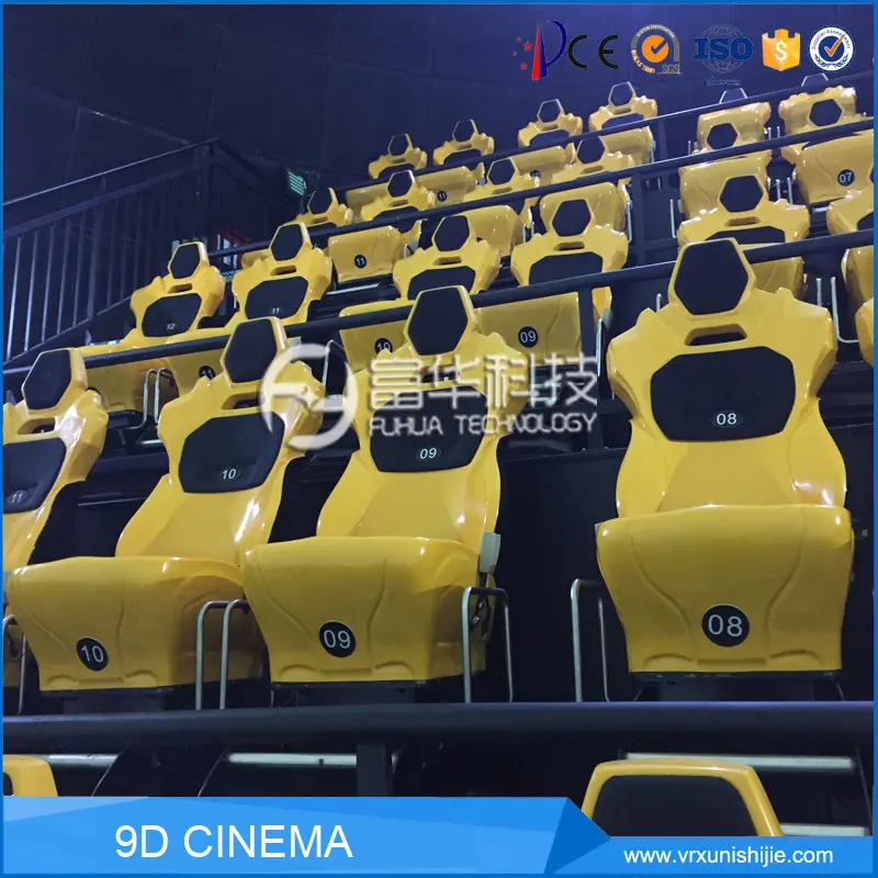 Virtuelle Realität 6D Simulator 9D Kino 3D 4D 5D Kino Ausrüstung Amusement Park 7D Kino Simulator Kabine 5D Theater