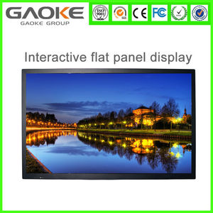 Gk880T 55'' -98'' monitor PC de pantalla táctil de <span class=keywords><strong>calidad</strong></span> y a bajo <span class=keywords><strong>precio</strong></span>, LCD HD 4K soporta <span class=keywords><strong>MAC</strong></span>&PC y TV para multimedia-aula - Product Image 2