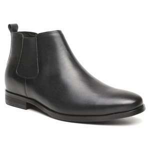 Fantaisie élégant casual véritable vache en cuir <span class=keywords><strong>noir</strong></span> cheville bottes <span class=keywords><strong>chelsea</strong></span> hommes - Product Image 6