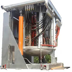 250kg small aluminum electric induction furnace for melting steel