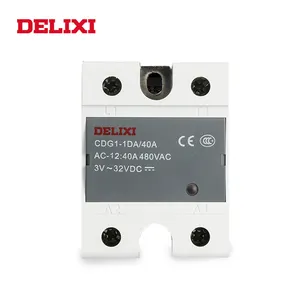 DELIXI DC/AC SSR relé de estado sólido CDG serie en China 12-380VAC
