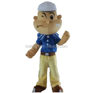 Hola tv Popeye il marinaio uomo mascotte costume/costume popeye