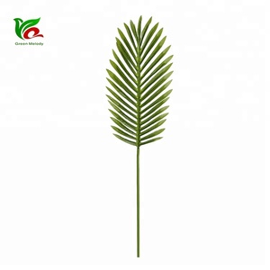 Hot Sales Design Palm <strong>Leaves</strong> 34*18cm Decorative Artificial <strong>Leaves</strong> <strong>Wall</strong> <strong>Decor</strong> - Product Image 2