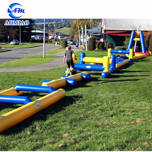 Inflatable Bunker Trở Ngại Vui Vẻ Thể Dục Đất Trở Ngại Khóa Học Zig Zag <span class=keywords><strong>Run</strong></span> Trò Chơi - Product Image 3