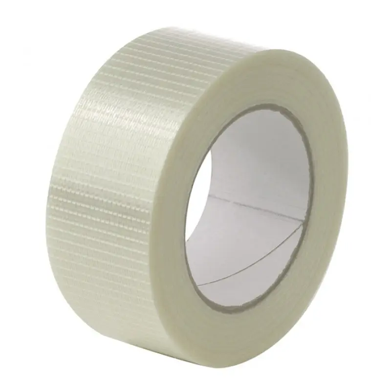 Transparent Heavy Duty Cross Filament Tape 6.7mil x 2'' x 30 yards