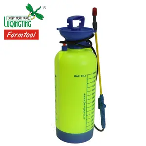 Bomba de água portátil 8l para jardim, máquina spray de água de alta pressão