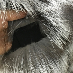 Real <strong>Silver</strong> Fox Fur Vest Winter Fashion Warm Gilet Top Quality Natural Fur <strong>Waistcoat</strong> - Product Image 5