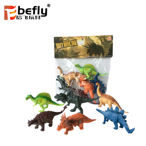 6 pièces de petits jouets en plastique colorés en forme de dinosaures pour enfants - Product Image 3