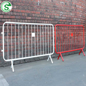 Giá thấp thép buổi hòa nhạc sử dụng Orange kiểm soát đám đông hàng rào an toàn hàng rào thép không gỉ hàng rào giao thông - Product Image 5