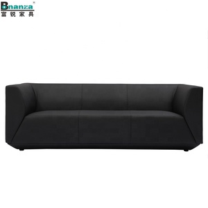 2027 <span class=keywords><strong>Bonanza</strong></span> Hecho en China Sofá de cuero de ocio moderno clásico barato Muebles de oficina Sofá de oficina - Product Image 3