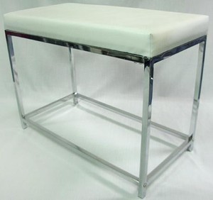 เก้าอี้สองชั้นหนังพีวีซีทรงสี่เหลี่ยมผืนผ้าสำหรับห้องน้ำ - Product Image 6