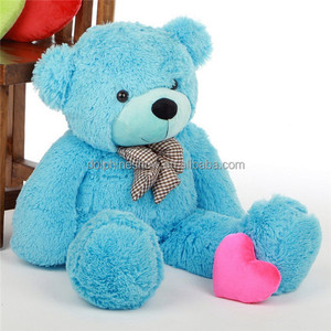 Orsacchiotto Gigante di <span class=keywords><strong>Peluche</strong></span> Economico da 300cm, Nuovo Regalo alla Moda, Giocattolo Morbido Imbottito, Orsacchiotto Blu - Product Image 3