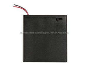 4x1.5 V AA (<span class=keywords><strong>UM</strong></span>-3 * 4) Pil Kutusu Tutucu Üzerinde Nereye Siyah Cap w Talepleri/kapalı Anahtarı - Product Image 4