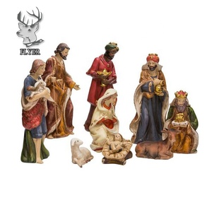 Juego de 12 Piezas de la Sagrada Familia y los Reyes Magos, Escena de Natividad Navideña Religiosa Inspiradora - Product Image 5