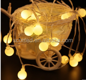 5M 50LEDs white/warm white/four <strong>colors</strong> LED mini <strong>ball</strong> <strong>light</strong> for Festival decoration - Product Image 2