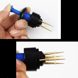 Латунная приманка в виде красного жука, приманка для живой приманки, рыболовные аксессуары, портативная медная приманка в виде червя, приманка, зажим для земляного червя, инструмент для рыбы - Product Image 5