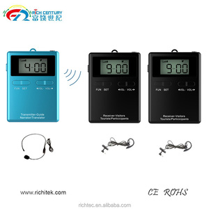 2017 Miglior Prezzo Portable wireless tour guide system conference <span class=keywords><strong>a</strong></span> bassa potenza per walking tours - Product Image 4