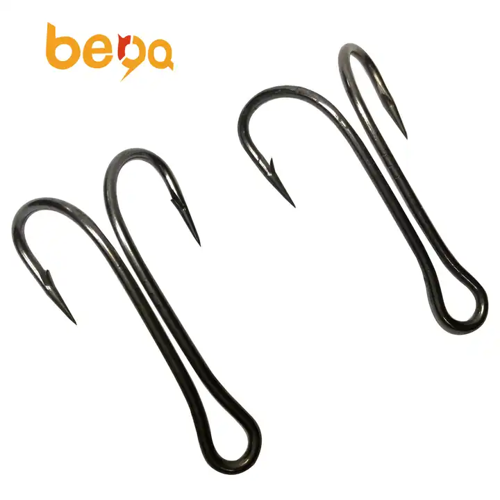 high carbon steel double prong hook