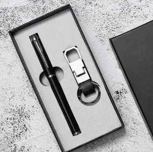 2019 hot sale promotional gift set pen and keychain gift set with Business gift set