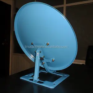 Ku-band 35/45cm prato de satélite pequeno