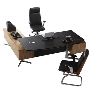 Benutzer definierte Manager CEO Leder Büromöbel Luxus modernen Executive Schreibtisch